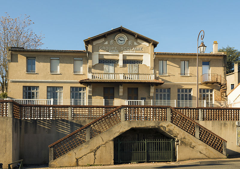 File:Pibrac Groupe Scolaire Maurice Fonvieille.jpg