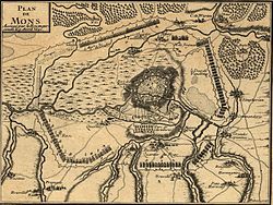 15 mars 1691: Le siège de Mons 250px-Plan_of_the_Siege_of_Mons_1691