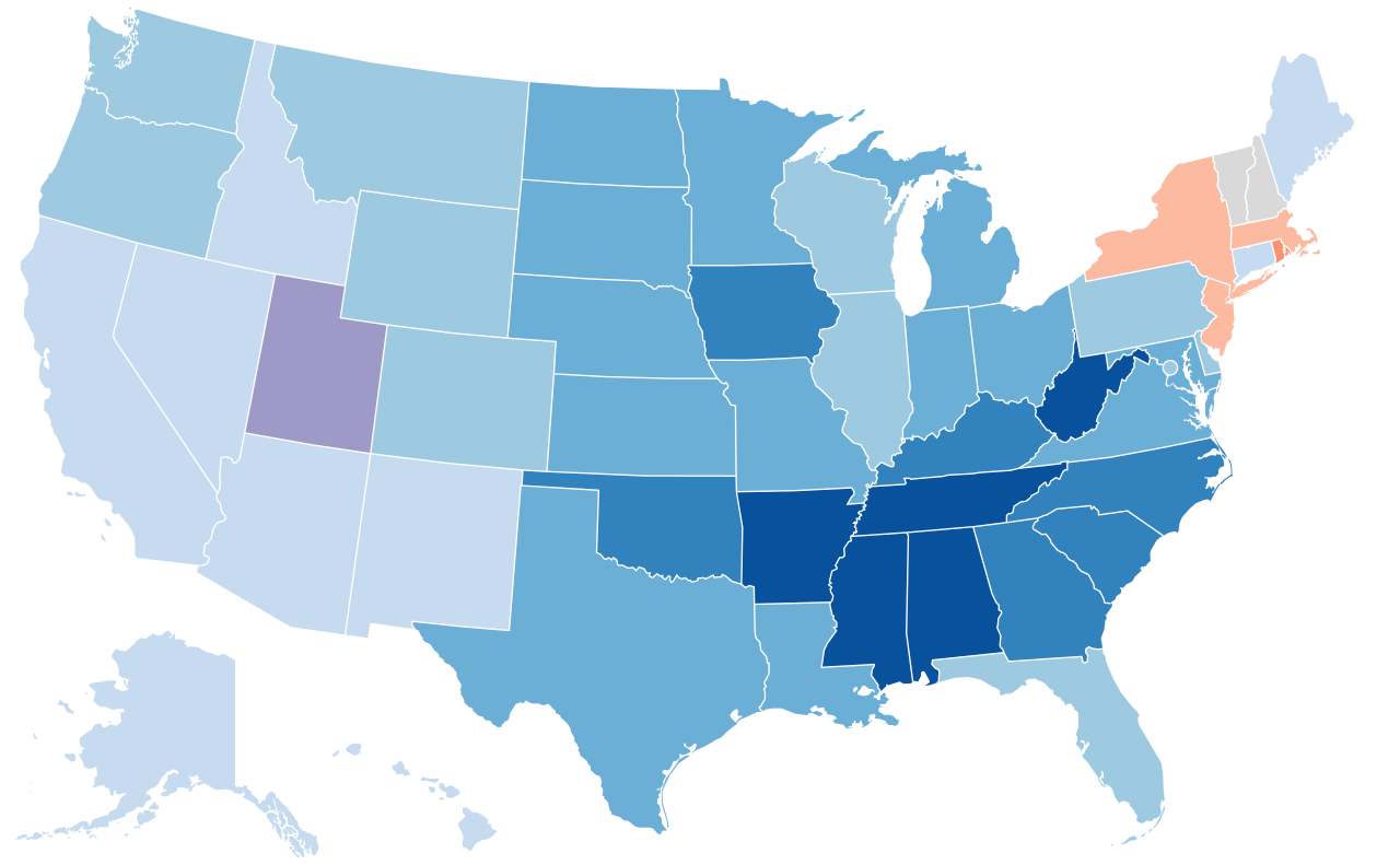 Слоган сша. Католические штаты США. Католики в США по Штатам. Протестантские штаты США.