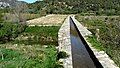 Pont-Aqueduc d'Ansignan vue sur le canal qui enjambe l'Aggly