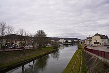 Le port fluvial de Champigneulles.