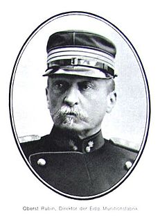 Eduard Rubin Swiss inventor of the full metal jacket bullet (1846-1920)