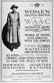 Image 49WAAC recruitment poster (from Women in World War I)