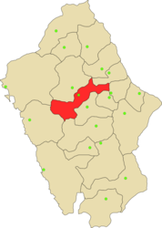Provincia di Yungay – Mappa