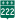 Znak trasy 222