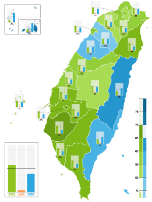 ROC 2020 Presidential Election County level.svg