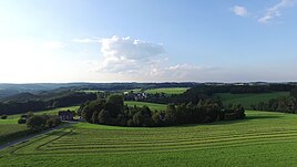 View of Radevormwald-Sondern, behind the church village Remlingrade