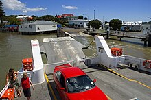 The car ferry at Rawene Rawene Ferry n.jpg