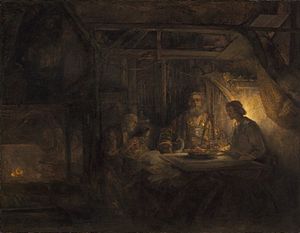 Rembrandt van Rijn - Philemon et Baucis (Galerie nationale d'art) .jpg
