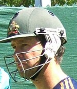 Ponting at a training session at the Adelaide Oval in 2009.