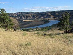 River bend in the National Monument