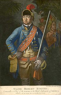 Robert Rogers (British Army officer) 18C British Army Lt Colonel