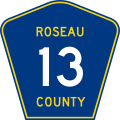 File:Roseau County Route 13.svg