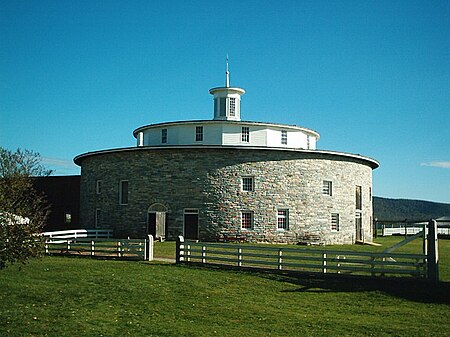 Round barn, Hancock Shaker village.jpg