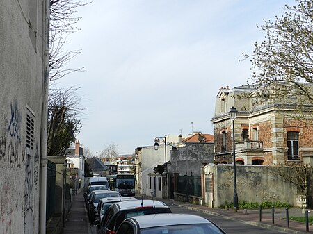 Rue Boucicaut direction Châtillon