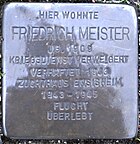 Ruesselsheim am Main Stolperstein Paul-Hessemer-Straße 13 Friedrich Meister.jpg