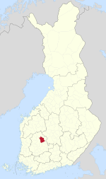 Location o Ruovesi in Finland