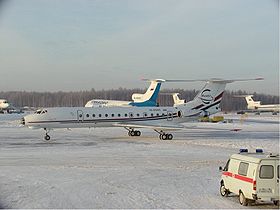 RusAir Tupolev Tu-134, semelhante à aeronave acidentada