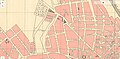 Русинска улица и њена околина - мапа из 1943. године