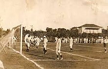 Spielszene Erster Pokal 1917