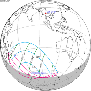 2065年8月2日日食