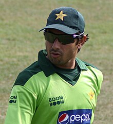 Saeed Ajmal became the fastest Pakistan bowler to reach 100 Test wickets. Saeed ajmal.jpg