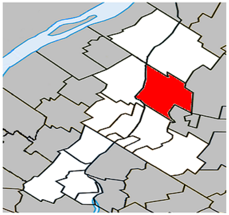 Saint Charles sur Richelieu Quebec location diagram