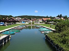 Ang mga Moorings sa Saint-Point-Lac