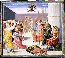 Contest between Peter and Simon Magus (Benozzo Gozzoli, 15th century) Saint Peter and Simon Magus MET EP290.jpg