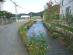 流经山田地区的裂田之沟