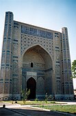 Façade of Bibi Khanym Mosque, Samarkand.