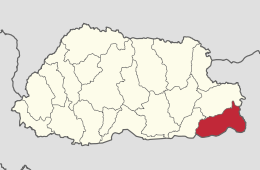 Distretto di Samdrup Jongkhar – Localizzazione