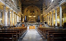 Interior of San Martino ai Monti. San Martino ai Monti (Rome) - Interior.jpg