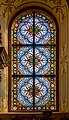 * Nomination Stained glass window of the Catholic branch church in Schirnaidel. This is the window to the right of the altar on the southeast side of the church. --Ermell 08:21, 19 September 2023 (UTC) * Promotion  Support Good quality. --Charlesjsharp 08:58, 19 September 2023 (UTC)