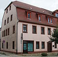 Residential house in a corner and semi-open development