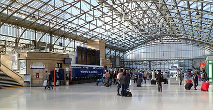 Aberdeen railway station, main concourse