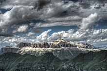 Il Gruppo del Sella da Pian dei Fiacconi (Marmolada)