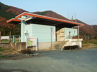 Sembon Station railway station in Tatsuno, Hyōgo prefecture, Japan