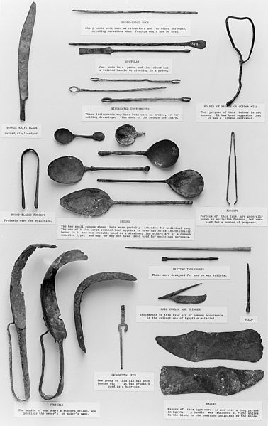 File:Series of Graeco-Roman surgical and toilet instruments found Wellcome M0017572.jpg