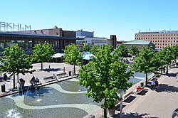 Skärholmstorget i juni 2016