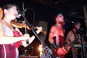Performing live in 2003