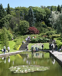 Botaniska trädgård . van Göteborg