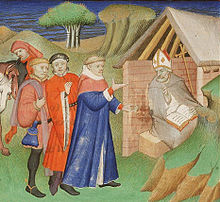 St. Alphege, Archbishop of Canterbury, is asked for advice.jpg