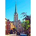 Woodburn Ave. view of St. Francis DeSales looking northeast