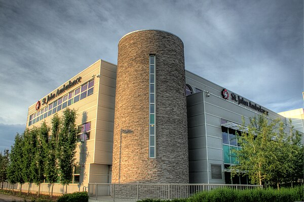 St John Ambulance building in Edmonton