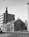 La station de pompage Craig en 1947. Les immeubles à l'est ont été démolies pour faire place au pont Jacques-Cartier.