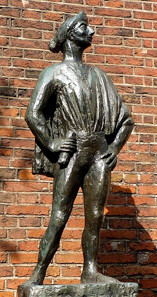 Archivo: Estatua de Francois Villon en Utrecht.jpg