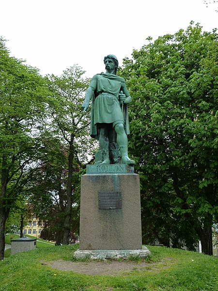 A statue of Rollo in Ålesund, Norway