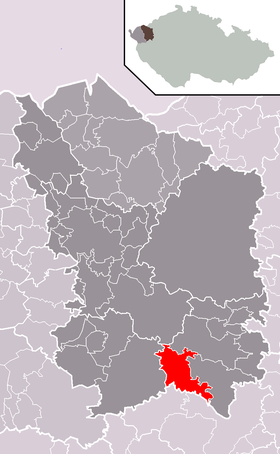 Locatie van Štědrá