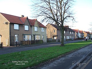 <span class="mw-page-title-main">Fallin, Stirling</span> Human settlement in Scotland